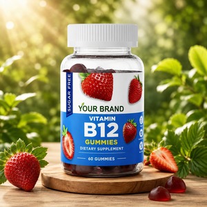 Gomitas de Vitamina B12 de Marca Privada OEM para Adultos, Apoyo para la Energía y el Bienestar - Product Image 1