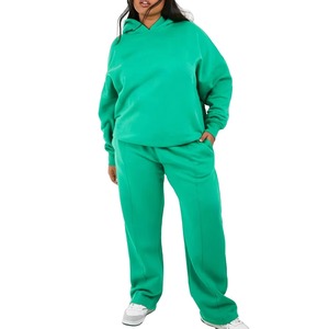 Nueva Llegada: Conjunto Deportivo Informal para Mujer de Talla Grande, Sudadera Holgada y Pantalones Deportivos Cómodos para Estar en Casa - Product Image 6