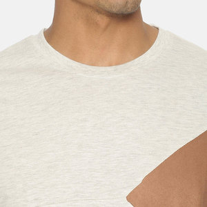 T-shirt homme manches courtes haute qualité 100% coton, vêtements unis, mode, respirant, col rond - Product Image 6