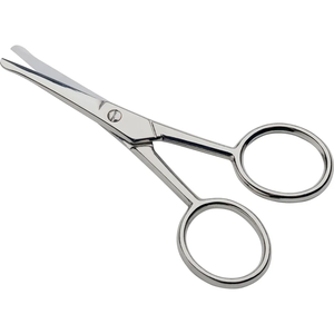 High Quality Nasal Hair Scissors Safety Stainless Steel, <b>Safe</b> Nasal & Ear Hair Trimming Scissors, Beauty Care <b>Tools</b> - Product Image 1