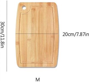 Tabla de cortar de madera de acacia al por mayor, utensilios de cocina para el hogar, tabla de cortar de madera con asa, tablas de picar de madera maciza - Product Image 4