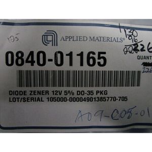 1 lot de 225 diodes Zener AMAT 0840-01165 12V 5% - Équipements et pièces semi-conducteurs de confiance à l'échelle mondiale chez - Product Image 3