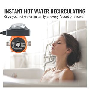 Pompa di Circolazione Acqua Calda Ultra-Silenziosa in Acciaio Inossidabile da 100W per Ricircolo - Product Image 2