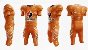 ชุดยูนิฟอร์มอเมริกันฟุตบอลแบบสั่งทำพิเศษ เสื้อเจอร์ซีย์และกางเกงสำหรับฝึกซ้อมและการแข่งขัน - Product Image 6