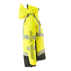Factory Made Wholesale <b>Waterproof</b> Hi Vis Zipper Soft-shell <b>Work</b>-wear Safety Security Reflective Tape Jackets for Men's - Product Image 5