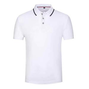 Polo en coton tricoté uni pour homme, manches courtes, décontracté, respirant, anti-plis, avec logo personnalisé, doux et de qualité supérieure, idéal pour l'été - Product Image 1