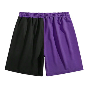 Shorts décontractés pour hommes de haute qualité avec imprimé graphique, coupe régulière, taille élastique, attache avant, en toile 100 % coton – Vente en gros - Product Image 2