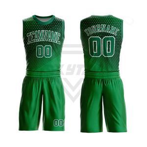 Ensemble de maillot et short de basket-ball personnalisés par sublimation, fabricant OEM, vêtements de sport pour équipes, séchage rapide, respirant - Product Image 3