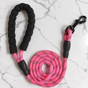 Premium Eco-Friendly Adjustable <b>Dog</b> <b>Leash</b> for Pets Heavy Duty Cotton Walking Lead with Animal Pattern and Comfortable Handle - Product Image 1