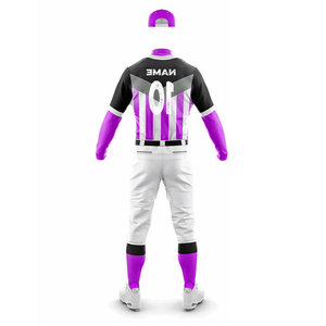 Custom Kits Men Adult Apparel <b>Baseball</b> Uniform OEM ODM Customized 100% Polyester Mesh Material Print Numbers Uniform For Kids - Product Image 3