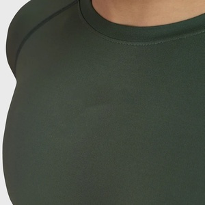 Custom <b>Men's</b> Full Sleeve <b>Compression</b> <b>Shirts</b>-Spandex/Polyester Breathable Fabric OEM Service with Front/Back Sleeve Logo Options - Product Image 2