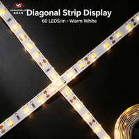Lampu Strip LED Fleksibel DC5V 60LEDs/m SMD2835 Kecerahan Tinggi, Suhu Warna 3000K-6000K, Pencahayaan Lanskap Berbahan Tembaga.