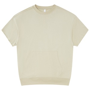 T-shirt en coton tricoté sur mesure pour homme, décontracté, respirant, coupe classique, manches courtes - Product Image 4