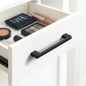 Poignées de meuble minimalistes en alliage de zinc noir, en forme de barre, durables, résistantes à la rouille, solides, pour la cuisine, la salle de bain, la chambre à coucher - Product Image 5