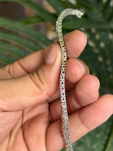 Natural Emerald <b>Ruby</b> Sapphire Tennis <b>Bracelet</b> 925 Sterling Silver Luxury Women's Jewelry Gift Party OEM ODM Wholesale Supplier - Product Image 4