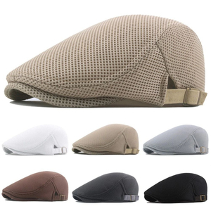 Casquette de gavroche en laine à chevrons, style Baker Boy, pour l'hiver, avec bouton sur le dessus, vente en gros, OEM, ODM, faible MOQ - Product Image 3