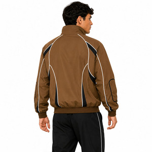 Trendy <b>Vintage</b> Style Custom Panel <b>Track</b> <b>Jacket</b> Lightweight Zip Up Sportswear Reflective Windbreaker <b>jacket</b> for men OEM Wholesale - Product Image 2