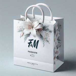Bolsas de Papel Ecológicas de Alta Gama con Diseño Floral Personalizado para Ropa, Regalos y Compras, OEM - Product Image 6