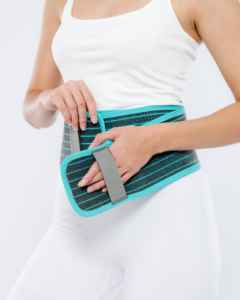 Ceinture de maternité de qualité supérieure, solide, à double velcro, respirante, lavable, en polyester et éponge, confortable et sûre pour les femmes enceintes - Product Image 2