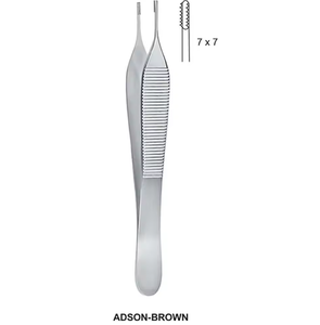Pinces à tissus Adson personnalisées, à pointes angulées et dentées de précision - Instruments chirurgicaux Excel à vendre à prix réduit - Product Image 3