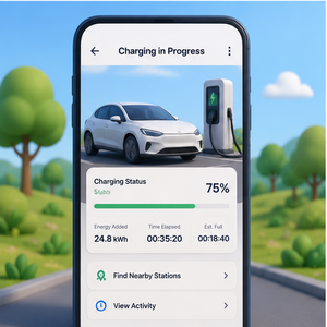 Plataforma de Navegación y Buscador de Estaciones de Carga para Vehículos Eléctricos, para Propietarios de Vehículos Eléctricos y Usuarios de Flotas - Product Image 3