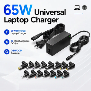 อะแดปเตอร์โน้ตบุ๊ค 65W สำหรับ HP Dell Samsung Sony Acer Asus Toshiba <span class=keywords><strong>ThinkPad</strong></span> Fujitsu โน้ตบุ๊ค อัลตร้าบุ๊ค แล็ปท็อป - Product Image 1