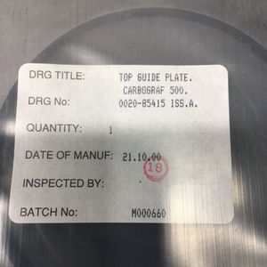 AMAT 0020-85415 แผ่นนำทางด้านบน VIT, CARBOGRAF - อุปกรณ์และอะไหล่เซมิคอนดักเตอร์ระดับโลกที่เชื่อถือได้ - Product Image 1