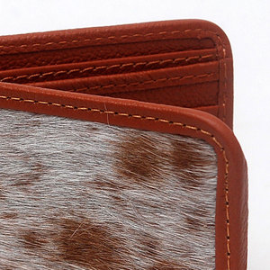 Porte-cartes de crédit et d'identité personnalisé pour hommes et femmes, étui portefeuille en cuir de vache véritable, porte-cartes de visite - Product Image 5