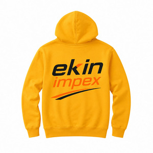 เสื้อฮู้ดดี้ผ้าฟลีซโอเวอร์ไซส์ แขนยาว 340GSM พิมพ์ลายตามสั่ง แบบเปล่า สำหรับพิมพ์ DTF ยูนิเซ็กซ์ ขายส่งจากโรงงาน รับทำโลโก้ เสื้อฮู้ดดี้ผู้ชาย - Product Image 2