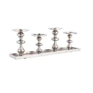 Porte-bougie décoratif pour cheminée, pot à bougie unique, support à bougie de Noël, porte-bougie décoratif de table, moderne - Product Image 3