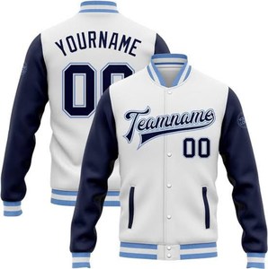 Fabricant de vestes universitaires, veste pull universitaire personnalisée, maillot de football pour hommes, veste de baseball vierge pour hommes en gros - Product Image 4