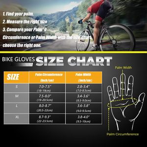 Guantes de Ciclismo para Hombre, Antideslizantes, Transpirables, con Almohadillas de Gel de 5MM, para Ciclismo de Montaña DH, Bicicleta de Carretera, MTB, Entrenamiento Deportivo - Product Image 6