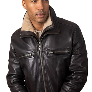 Men's High Quality Cowhide Leather Biker <b>Jacket</b> Western Rider Fashion Casual Wear Private Label Manufacturer - Product Image 6