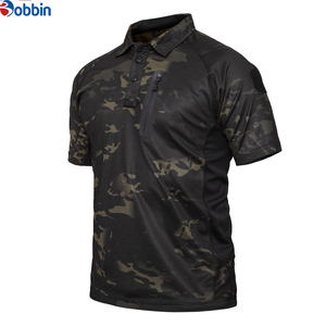 Custom Logo Embroidered <b>Men's</b> for T-<b>Shirt</b> <b>Safari</b> Short Sleeve Pockets Tactical Viscose/Cotton 220g for Hunting Camping Turn - Product Image 1