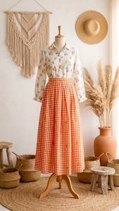 Vestido Beautiful Days Soft Breeze Maxi, Vestido Elegante de Algodón con Corte Evase, te ayuda a lucir elegante con facilidad - Product Image 2