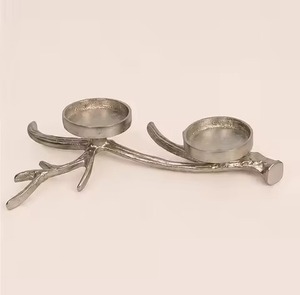 Candelabro de Metal para Velas de Navidad, Centro de Mesa Decorativo para Bodas y Celebraciones Festivas - Product Image 2