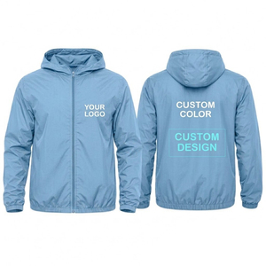 บริการ OEM เสื้อแจ็คเก็ตซาฟารีแบบเป็นทางการสำหรับผู้ชาย ผ้าโพลีเอสเตอร์ 100% กันน้ำ มีฮู้ด - Product Image 2