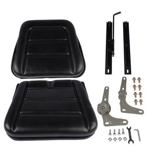 Adjustable <b>Backrest</b> with Universal Seat for Forklift Garden Tractor Lawn Mower-Forklift Attachments - Product Image 5