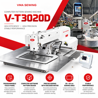 Machine à coudre industrielle VMA à prix de gros avec capteur de détection de bris de fil, machine à coudre informatisée pour motifs