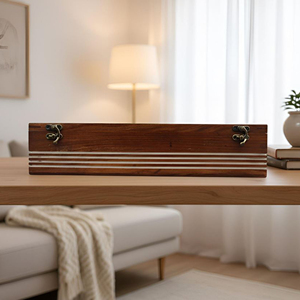 Caja de Madera para Guardar Relojes de Lujo, Caja de Madera para Relojes con Compartimentos para Guardar Joyas de AYAANS - Product Image 1