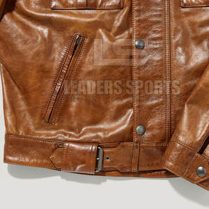 Chaqueta de Cuero para Motocicleta de Invierno para Hombre, Transpirable, Impermeable, Cortavientos, de Manga Larga, con Diseño Personalizado y Fusión sin Costuras - Product Image 6