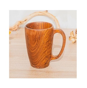 Mug en bois fait main, mug à café en bois massif naturel, design rustique, mug écologique pour la maison, le café, la restauration - Product Image 2