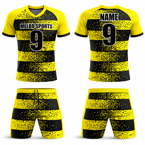 Maillots de football personnalisés 2025 pour hommes – Tenue de club respirante, anti-UV, à séchage rapide, à manches courtes pour adultes - Product Image 1