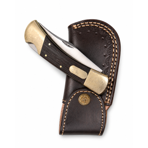 Couteaux pliants à lame en acier inoxydable, manche en bois, accents en laiton, épaisseur 0,6 mm, couteau pour le camping - Product Image 6