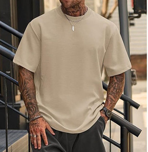 T-shirt Homme Oversize Coupe Ample 100% Coton Décontracté Streetwear Respirant Léger Été Usage Quotidien Manches Courtes Style Vintage - Product Image 5