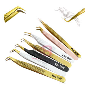 Pinces à cils de toutes formes, couleur unie, pour volume russe, outil de maquillage de haute qualité pour femmes, avec emballage personnalisé - Product Image 2