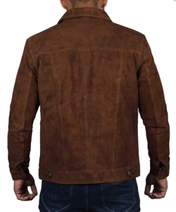 <b>Mens</b> <b>Suede</b> <b>Jacket</b> Classic Rider Style Casual Outerwear Premium Craftsmanship OEM Custom Supplier Sample Service Available Export - Product Image 4