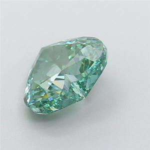 Exquise pierre précieuse verte de 1 carat, taille cœur, à brillance symétrique élite et clarté de couleur intense exceptionnelle - Product Image 4