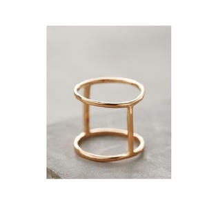 Ronds de serviette en métal contemporains aux profils distinctifs pour tables de dîner, réceptions, fêtes, repas en famille et événements - Product Image 3