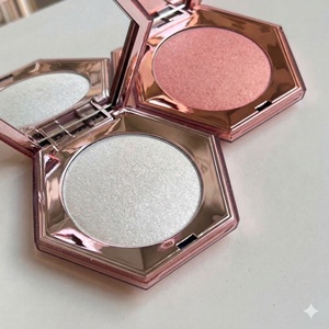 Palette de maquillage haut de gamme de qualité supérieure, crème scintillante diamantée, bronzer à base de plantes, illuminateur, <span class=keywords><strong>poudre</strong></span> minérale pressée - Product Image 2